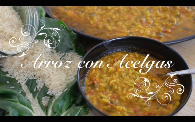 Foto de la Receta de Arroz con Acelgas