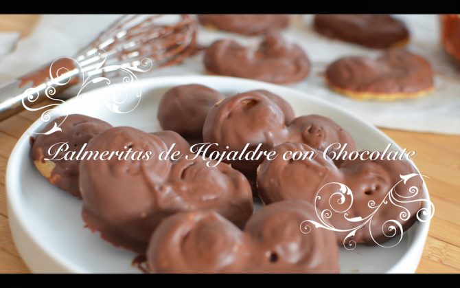 Foto de Palmeritas de Hojaldre con Chocolate