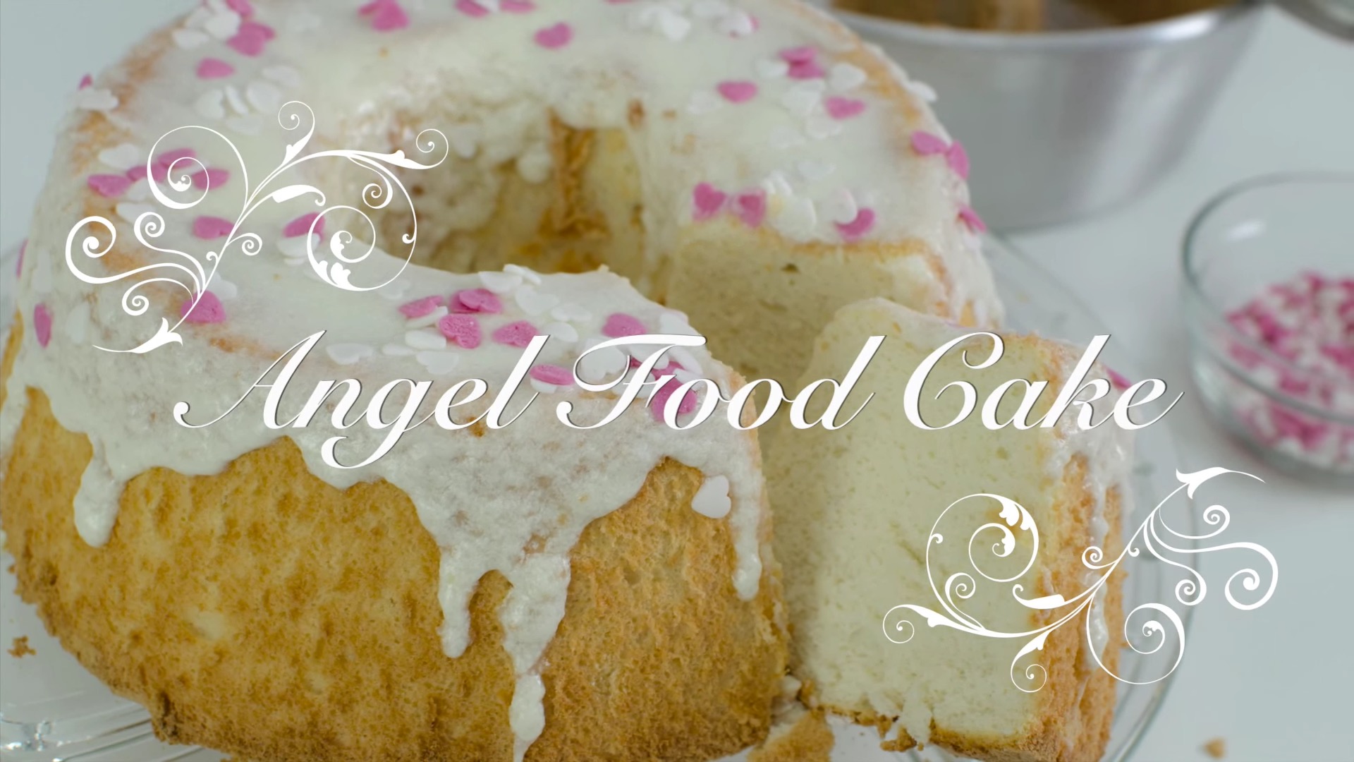 Angel Food Cake en Español o Pastel de Angel Chef de mi Casa