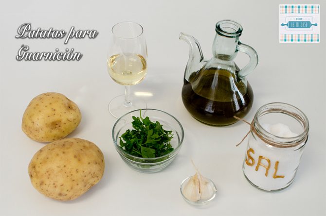 Ingredientes de la Receta de Patatas para Guarnición