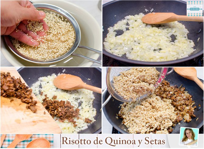 Risotto de quinoa paso a paso 1