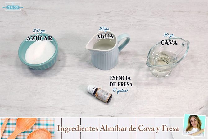 Ingredientes Almíbar de Cava