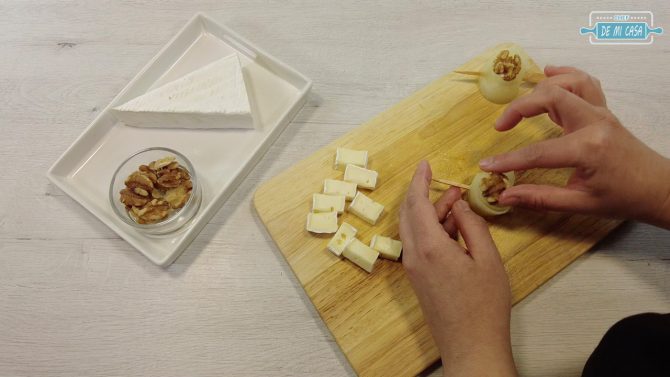 Canapes de Melon con Jamon 16