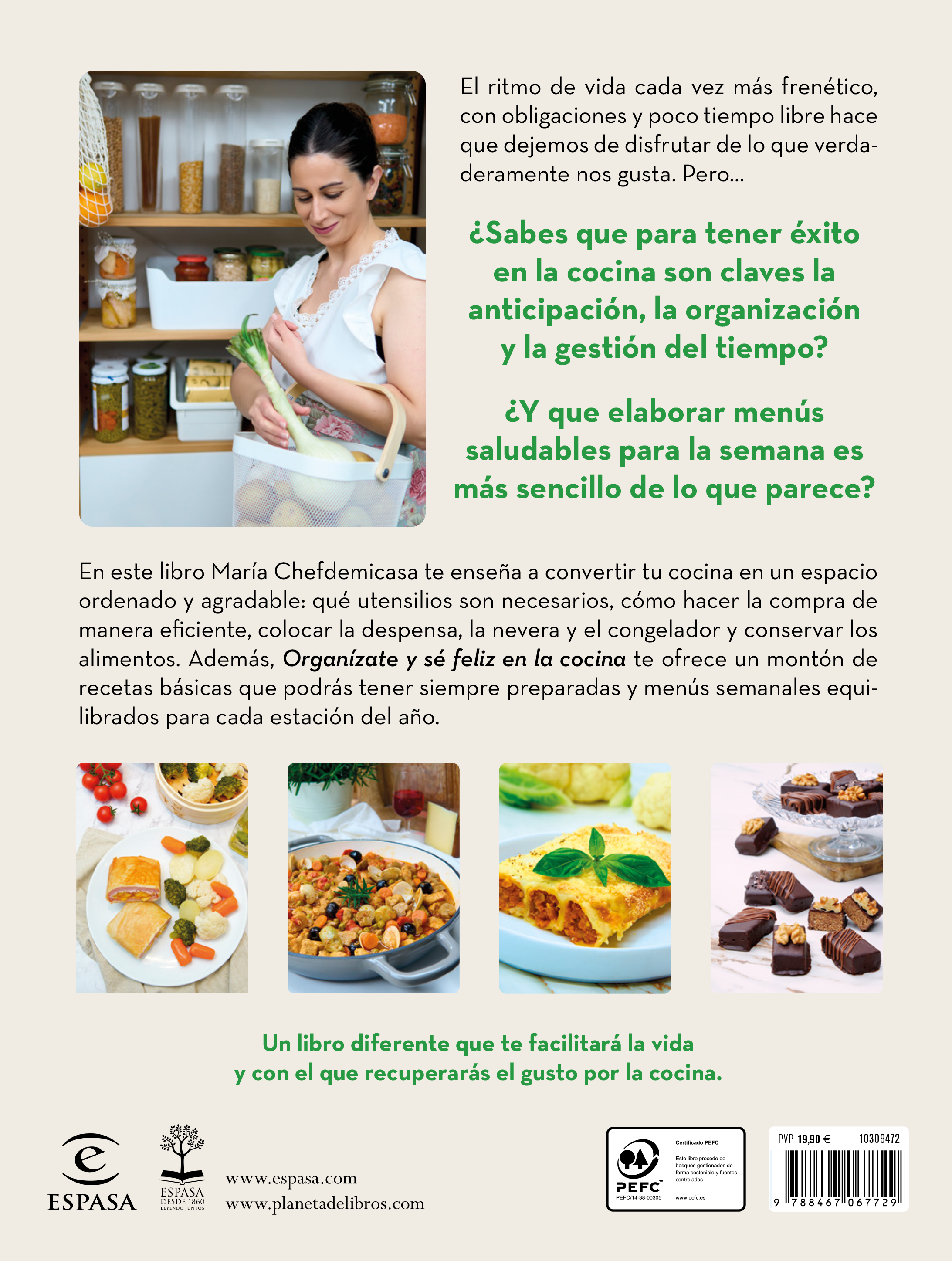 Libro "Organízate y Sé Feliz en la Cocina" - Imagen 3